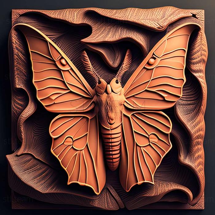 3D модель Antheraea mylitta (STL)